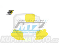 Polepy číslových tabulek (vystřižené) - Honda CR125+CR250 / 00-01 - barva žlutá