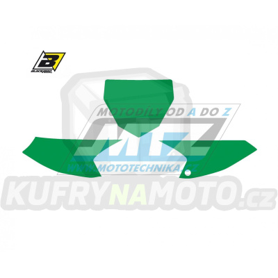 Polepy číslových tabulek (vystřižené) - Yamaha YZ65 / 19-23 - barva zelená