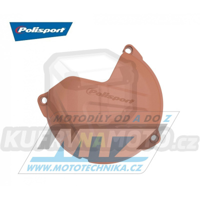 Kryt spojkového víka KTM 125SX+144SX+150SX / 01-15 + 125EXC+200EXC / 01-16 + Husqvarna TC125 / 14-15 + TE125 / 14-16 - barva tmavě oranžová