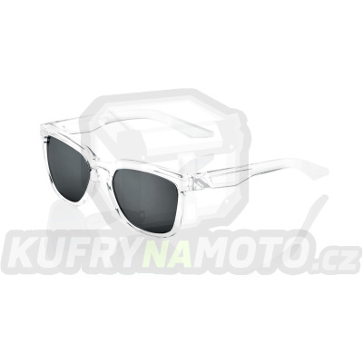 sluneční brýle HUDSON Polished Crystal Haze, 100% (černé sklo)
