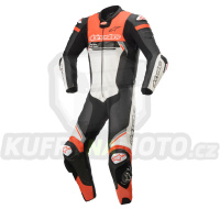jednodílná kombinéza MISSILE 2 IGNITON, TECH-AIR kompatibilní, ALPINESTARS (černá/bílá/červená fluo) 2023