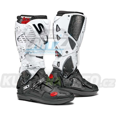 Boty jezdecké SIDI CROSSFIRE 3 SRS  - barva bílo-černá