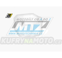 Polepy číslových tabulek (vystřižené) - TM MX / 03 - barva bílá