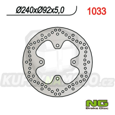 Brzdový kotouč moto NG 1033