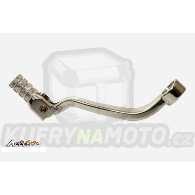 ACCEL páčka páka řadící KTM SXF250/350 '16-'19, EXCF 250/350 '17-'19, HUSQVARNA hliníkový barva stříbrný (79234031000)