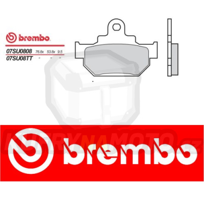 Brzdové destičky Brembo SUZUKI RM G 250 r.v. Od 86 -  směs Originál Přední