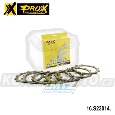 Lamely spojkové třecí (s obložením) Prox 16.S23014 - Yamaha YZ250 / 91-92 + WR250 / 91-93