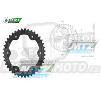 Rozeta ocelová (převodník) 0893-39zubů ESJOT 50-29050-39 - KTM 1290 Superduke / 14-15 + 1290 Superduke R / 16-20 + 1290 Superduke GT / 16-21