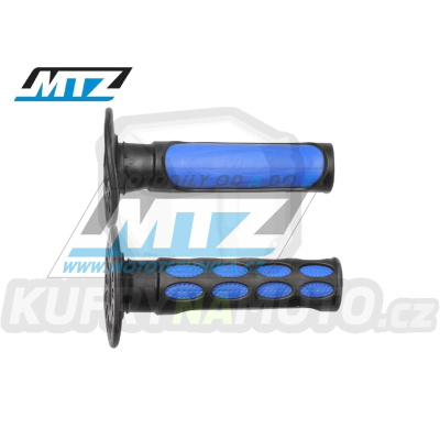 Rukojeti/Gripy Offroad MX1 (115mm) - černo-modré