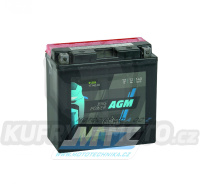Baterie (akumulátor motocyklový) YT14B-BS (12V-12Ah)