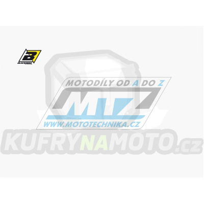 Polepy číslových tabulek (vystřižené) - Yamaha YZF250 / 14-18 + YZF450 / 14-17 - barva bílá
