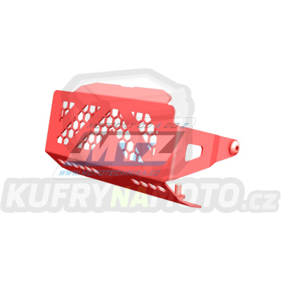 Kryt pod motor přední hliníkový Dual Sport - Ducati DesertX 937 / 22-24 - barva červená