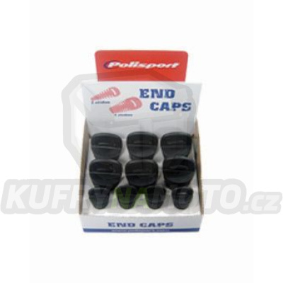 Zátka do výfuku POLISPORT 2 strokes (4 units) + 4 strokes (6 units) černý