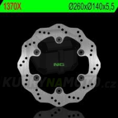 Brzdový kotouč moto NG 1370X