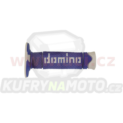 gripy A260 (offroad) délka 120 mm, DOMINO (modro-bílé)
