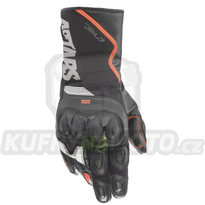 rukavice SP-365 DRYSTAR, ALPINESTARS (černá/červená fluo/bílá) 2024