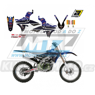 Polepy na motocykl (sada polepů Graphics) Yamaha YZF250 / 14-18 + YZF450 / 14-17 - typ polepů Replica Yamaha Factory