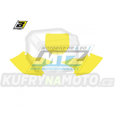 Polepy číslových tabulek (vystřižené) - Suzuki RMZ250 / 04-06 - barva žlutá