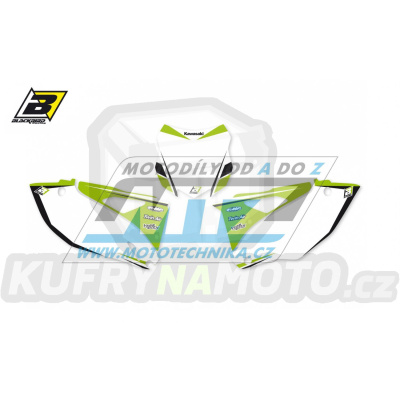 Polepy číslových tabulek (vystřižené) - Kawasaki KXF250 / 13-16 + KXF450 / 12-15 - typ polepů Dream4