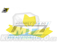 Polepy číslových tabulek (vystřižené) - Husqvarna CR125 / 06-08 + TC250+TC450 / 05-07 - barva žlutá