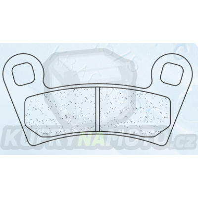Brzdové destičky CL BRAKES 1220 ATV1