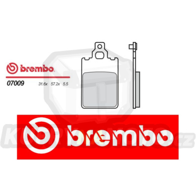 Brzdové destičky Brembo APRILIA 275 CLIMBER 275 r.v. Od 89 - 90 směs Originál Přední