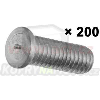 sada hlilníkových svorníků s příměsí hořčíku M4x12 (200 ks)