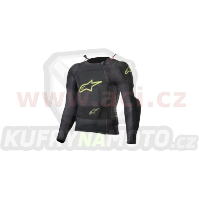 chránič těla BIONIC PLUS, ALPINESTARS, dětské (černá/žlutá fluo) 2024