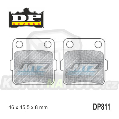 Destičky brzdové DP811-SDP DP Brakes - směs SDP Sport HH+