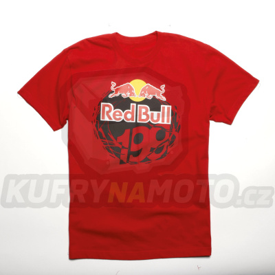 Tričko pánské FOX Red Bull Travis Pastrana 199 - velikost XL - červené