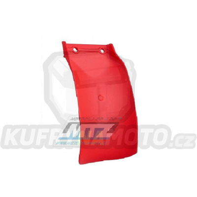 Kryt zadního tlumiče (zástěrka) Honda CR80+CR125+CR250 / 93-07 + CRF450 / 02-12 + CRF450X / 05-16 - barva červená