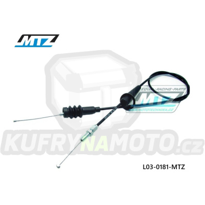 Lanko plynu Kawasaki KDX200 / 89-94
