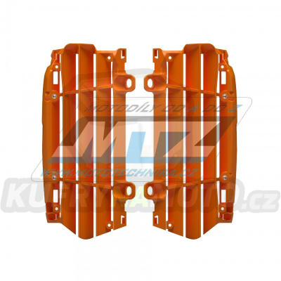 Mřížky chladiče - KTM 125SX+150SX+250SX + 250SXF+350SXF+450SXF+505SXF + XC+XCF / 23-25 + EXC + 250EXCF+350EXCF +XCW+XCFW / 24-25 + Husqvarna TC125+TC250 + FC250+FC350+FC450 + FX350+FX450 / 23-25 + TE + FE / 24-25 + GasGas / 24-25 - barva oranžová