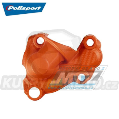 Kryt víka vodní pumpy - KTM 250SXF+350SXF / 16-23 + 250EXCF+350EXCF / 17-23 + Husqvarna FC+FE+FX + Gas-Gas ECF+MCF250+MCF350 / 21-23 - barva oranžová