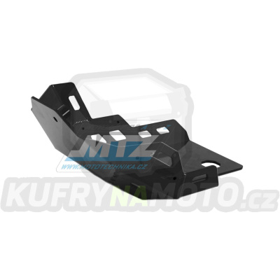 Kryt pod motor hliníkový Dual Sport - BMW F650GS / 99-07 - barva černá