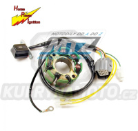 Stator generátoru kompletní (zapalování + světla) se snímačem otáček Kawasaki KXF250 / 04-10 + Suzuki RMZ250 / 04-06