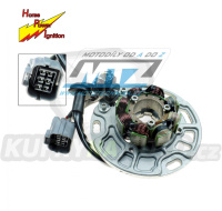 Stator generátoru kompletní (zapalování + světla) se snímačem otáček Kawasaki KX125 / 99-02