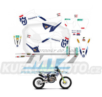 Polepy na motocykl (sada polepů Graphics) Husqvarna FC250+FC350+FC450 + TC125+TC250 / 19-22 + FE250+FE350+FE450+FE501 + TE125+TE250+TE300 / 20-23 - typ polepů Replica Husqvarna Factory MxGP
