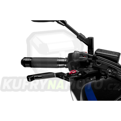 Páčka brzdy bez adaptéru PUIG 3.0 14NNR rozšiřitelná skládací černá/červená