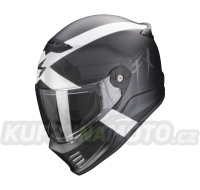 Moto přilba SCORPION COVERT FX GALLUS matná černo/bílá