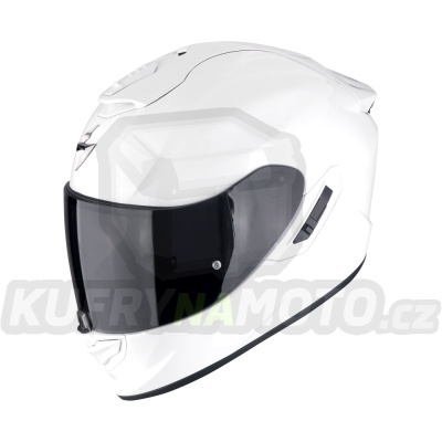 Moto přilba SCORPION EXO-1400 EVO II AIR solid perleťově bílá