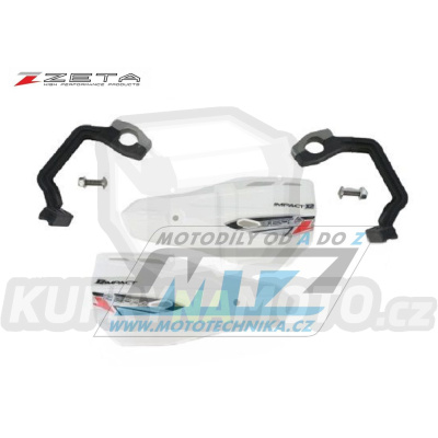 Kryty páček ZETA Impact-X2 včetně montážního kitu - ZETA ZE74-0210 - bílé