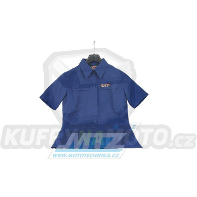 Košile dámská Alpinestars - modrá s krátkým rukávem - velikost L