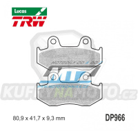 Destičky brzdové DP966-LU TRW Lucas MCB685 - směs Allround