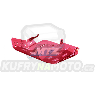 Kryt pod motor hliníkový Dual Sport - Honda CRF1000 Africa Twin / 16-19 + CRF1000 Africa Twin Adventure Sports / 18-19 - barva červená