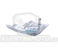 Kryt pod motor hliníkový Dual Sport -  KTM 1290 Super Adventure / 21-23 - barva stříbrná Ice Polished