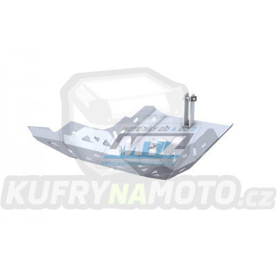 Kryt pod motor hliníkový Dual Sport -  KTM 1290 Super Adventure / 21-23 - barva stříbrná Ice Polished