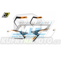 Polepy číslových tabulek (vystřižené) - KTM EXC / 05-07 + 125SX+525SX / 04-06 + 200SX+250SX+450SX / 03-06 - typ polepů Dream4