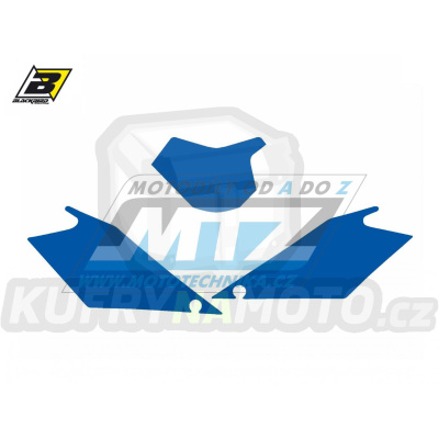 Polepy číslových tabulek (vystřižené) - GasGas EC125+EC250+EC300 + FSR450+FSR515 / 08-09 - barva modrá