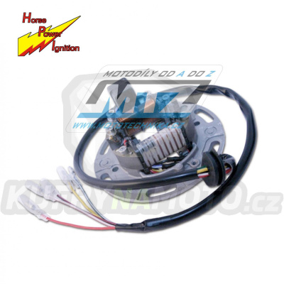 Stator kompletní (zapalování + světla) se snímačem otáček Kawasaki KX125 / 92-97 + KX250 / 92-97